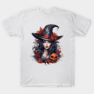 Beautiful Halloween Witch 2 T-Shirt